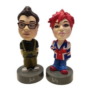 2002 JOKS Kelly And Jack Osborne Bobbleheads